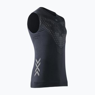 Чоловіча бігова майка X-Bionic Twyce Run Singlet чорний/вугілля