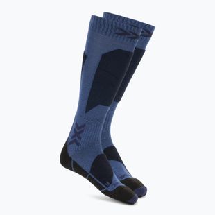 Шкарпетки гірськолижні X-Socks Ski Discover Otc blue blossom/marine