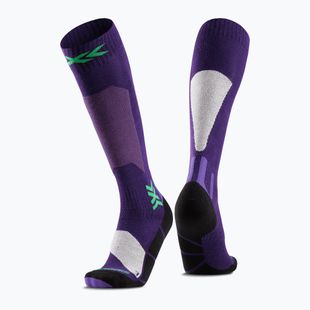 Шкарпетки гірськолижні X-Socks Ski Discover Otc deep purple/light sand