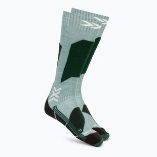 Шкарпетки гірськолижні жіночі X-Socks Ski Discover Otc sage green/english lawn