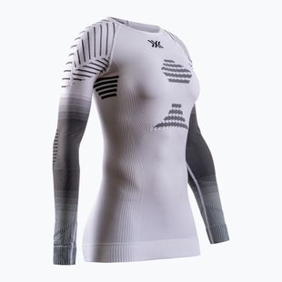 Жіноча термоактивна кофта X-Bionic Invent Fx Shirt white/grey/light grey
