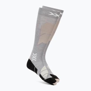 Шкарпетки гірськолижні X-Socks Ski Perform Merino Otc seal grey/light sand