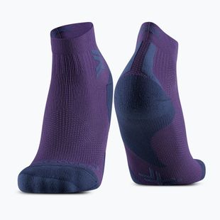 Шкарпетки жіночі X-Socks Run Discover Ankle neobergine/x black