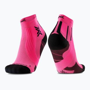 Шкарпетки чоловічі X-Socks Run Perform Ankle fluo pink/x black
