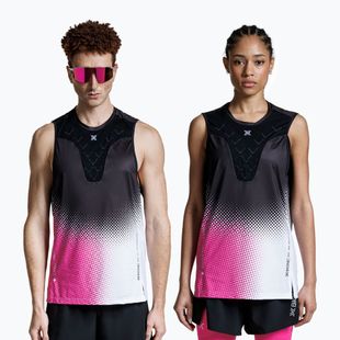Топ для бігу X-Bionic Corefusion Run Tank dot fade/neo pink/white