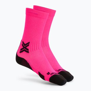 Шкарпетки X-Socks Run Discover Crew fluo pink/x black