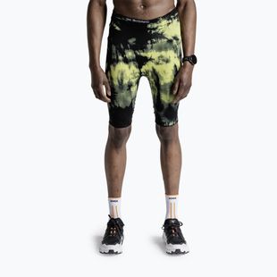 Шорти для бігу чоловічі X-Bionic Efektor Tights tie dye electric energy