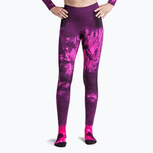 Штани термоактивні X-Bionic Energy Accumulator Wild tiedye x black/fluo pink