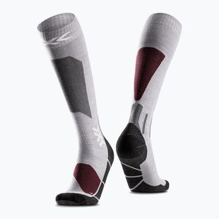 Шкарпетки лижні X-Socks Ski Discover Merino Otc silver grey