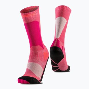 Шкарпетки лижні дитячі X-Socks Ski Discover Otc hot red