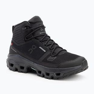 Черевики чоловічі On Cloudrock Mid Waterproof black/black