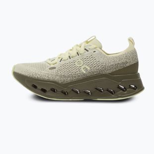 Кросівки для бігу жіночі On Cloudsurfer Max seedling/olive