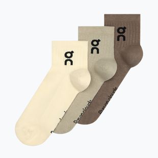 Шкарпетки On Logo Sock Mid 3 pack hare/brume