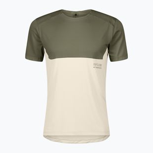 Футболка для бігу чоловіча SCOTT Endurance Tech hay green/cotton white