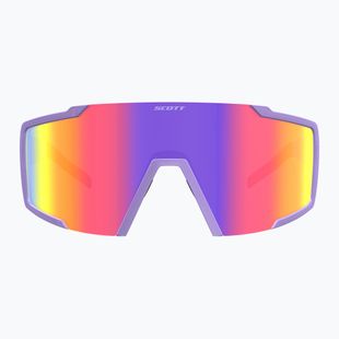 Окуляри сонцезахисні SCOTT Shield Compact swish purple/teal chrome
