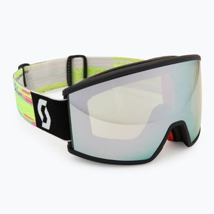 Окуляри гірськолижні SCOTT Ambit Compact black/neon yellow/amp white chrome