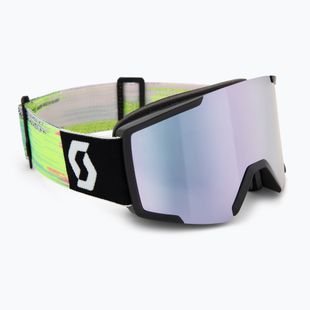 Окуляри гірськолижні SCOTT Shield black/neon yellow/amp lavender chrome