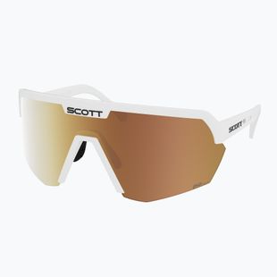 Окуляри сонцезахисні SCOTT Sport Shield LS white matt/amp ls gold chrome