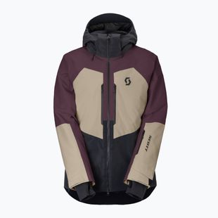 Куртка лижна чоловіча SCOTT Ultimate Dryo cocoa red/portobello beige
