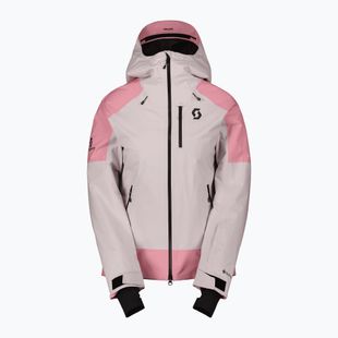 Куртка лижна жіноча SCOTT Ultimate GTX wax pink/cocoa red