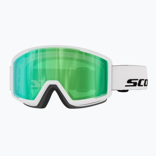 Окуляри лижні SCOTT Trace Pro Compact white/green chrome