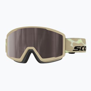 Окуляри лижні SCOTT Trace Pro Compact mojave beige/silver chrome