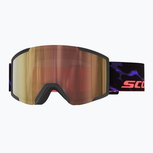 Окуляри лижні SCOTT Shield LS black/purple/amp ls cinnamon chrome