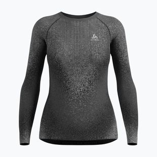 Лонгслів термічний жіночий Odlo Performance Warm Blackcomb Bl Top Crew Neck black