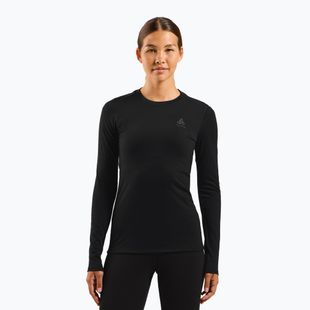 Жіноча термоактивна кофта ODLO Merino 160 Bl Top Crew Neck black