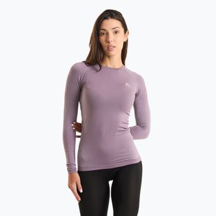 Жіночий термоактивний лонгслів ODLO Performance Warm Bl Top Crew Neck Neck сірий гребінь