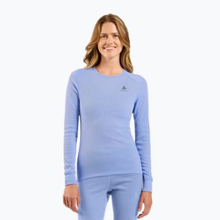 Лонгслів термічний жіночий ODLO Active Warm Bl Top Crew Neck blue heron