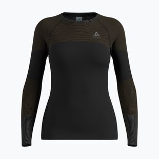 Лонгслів термічний жіночий ODLO Fundamentals Performance Warm Bl Top Crew Neck black