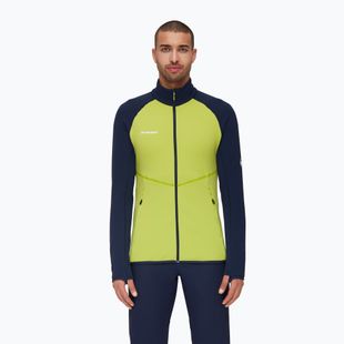 Кофта трекінгова чоловіча Mammut Aconcagua ML зелено-синя