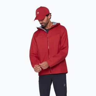 Куртка вітрозахисна чоловіча Mammut Ducan HS Hooded dark mammut red