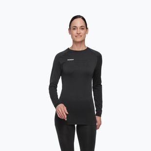 Жіноча термоактивна кофта Mammut All-Mountain Seamless BL Mid black/white