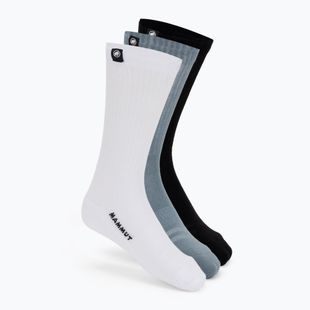 Шкарпетки Mammut Everyday Crew 3 пари black/strata/white