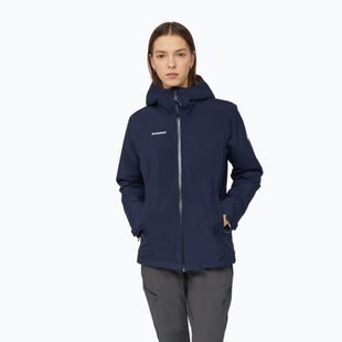 Куртка дощовик жіноча Mammut Linard HS Thermo Hooded Jacket Women marine
