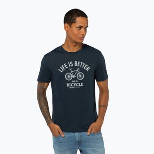 Футболка чоловіча super.natural Better Bike Tee blueberry/vapor grey