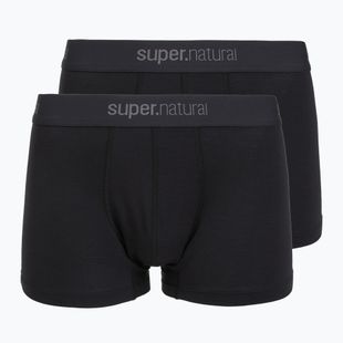 Труси термічні чоловічі super.natural Tundra 175 2 пари jet black/jet black