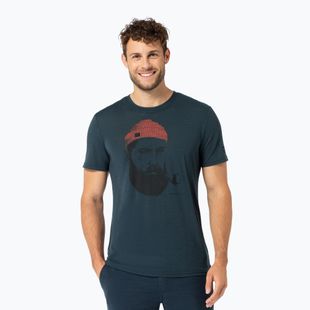 Футболка чоловіча super.natural Sailor Tee blueberry/jet black/high risk red