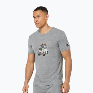 Футболка чоловіча super.natural Carski cashmere grey melange/various