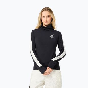 Светр жіночий super.natural Bunny Roll Neck jet black/f.white/various/eucalyptus gl