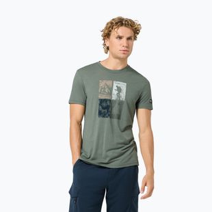 Футболка чоловіча Super.Natural Go Hiking Tee eucalyptus/various