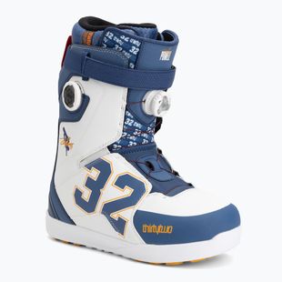 Черевики для сноуборду чоловічі ThirtyTwo Lashed Double Boa Zeb '25 navy/white