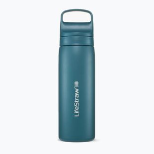 Пляшка туристична LifeStraw Go 2.0 Steel з фільтром 500 мл laguna teal