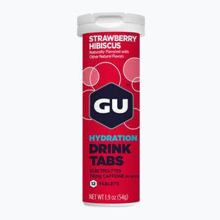Ізотонічний напій GU Hydration Drink 12 табл. полуниця/гібіскус