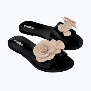 Шльопанці жіночі Melissa Babe Petals Ad black/beige