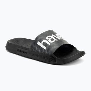 Шльопанці Havaianas Classic Logomania navy black