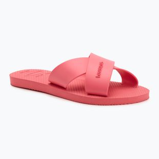 Шльопанці жіночі Havaianas Aqua pink porcelain