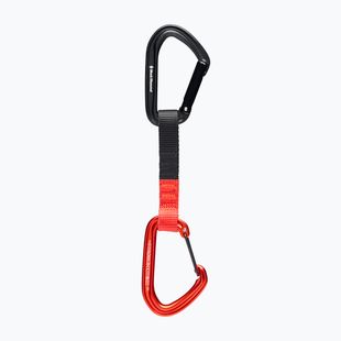 Карабін швидкий для альпінізму Black Diamond Hotforge Hybrid Quickdraw 12 cm octane